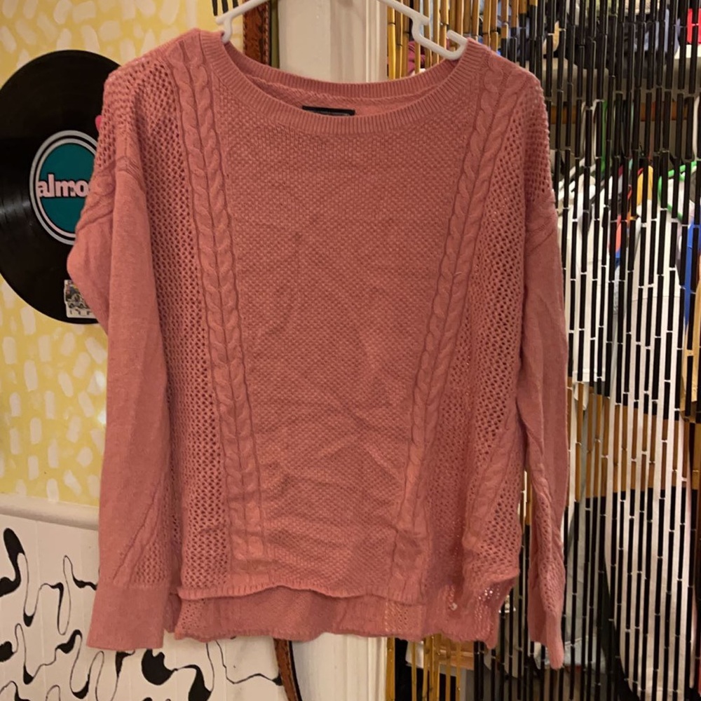 Pink AE sweater